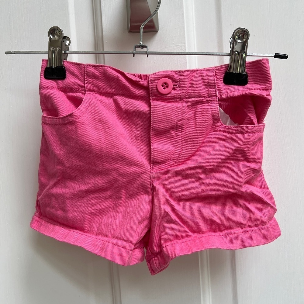 NWOT Young Hearts 2T Pink Pocket Girls Shorts